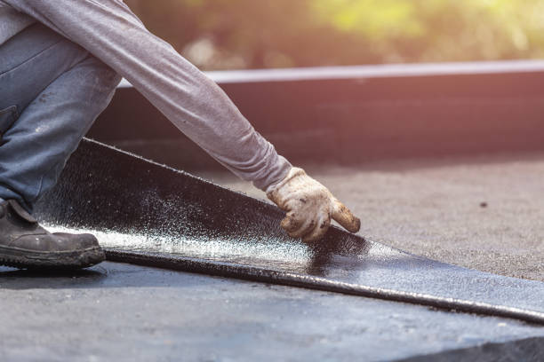 Professional Waterproofing technician working in Ingalls, IN